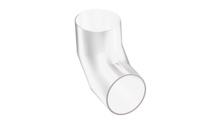 кожух оцинкованный для отвода 90° 230x0,55 мм купить в Уфе