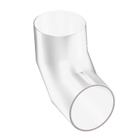 Кожух (окожушка) оцинкованный для отвода 90° 260x0,55 мм ГОСТ 30732-2020