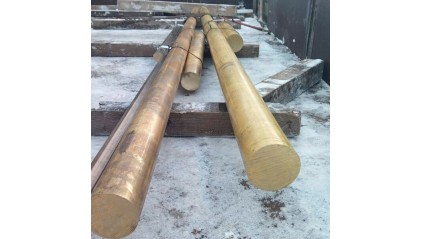 круг латунный горячедеформированный 10 мм ЛС59-2 купить в Уфе