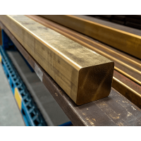 Квадрат бронзовый ДКВНТ 7x7 мм БрХ1Цр ГОСТ 1628-2019