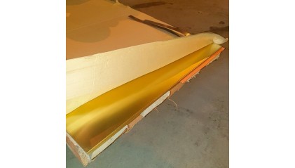 лист латунный ГПРХХ 10x1000x2000 мм ЛЖМц59-1-1 купить в Уфе