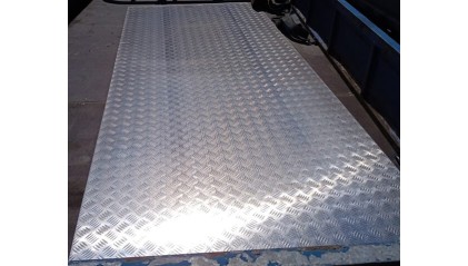 лист алюминиевый рифленый квинтет 0,3 мм А5 купить в Уфе