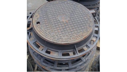люк чугунный ГТС легкий круглый Л 760x76 мм СЧ10 купить в Уфе