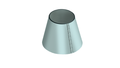 обечайку оцинкованную коническую 2820x1920x20 мм 20К купить в Уфе