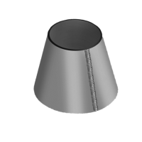 Обечайка стальная коническая 1120x720x8 мм 09Г2С ГОСТ 14249-89