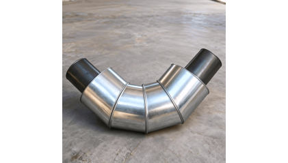 отвод оцинкованный в ППУ изоляции 90° 159х6 мм купить в Уфе