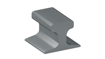 рельсы КР140 стальные крановые 10,5 м К76Ф купить в Уфе