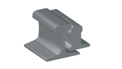 Рельсы Р50 стальные рамные с остряком 6 м Э76 фото рельсы Р50 стальные рамные с остряком 6 м Э76 купить в Уфе