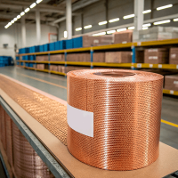 Сетка медная 0,4x0,4x0,5 мм М1М ГОСТ 6613-86