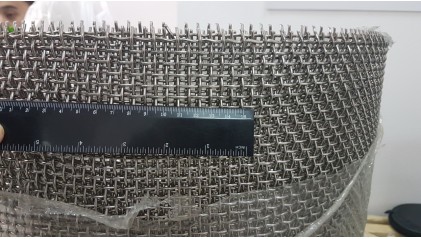 сетку нержавеющую рифленую (канилированную) 15x15 3,6 мм 12Х18Н10Т купить в Уфе