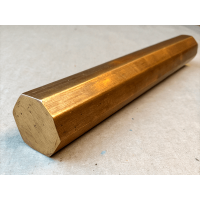 Шестигранник бронзовый 36 мм БрНХК ГОСТ 1628-2019