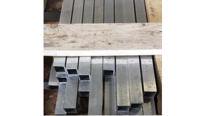 трубу алюминиевую профильную квадратную 100x100 3 мм Д16 купить в Уфе