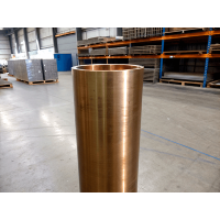 Труба бронзовая прессованная ГКР 120x25 мм БрА9Ж3Л ГОСТ 1208-2014