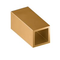 Труба латунная профильная квадратная ДКВНТ 60x60x3 мм Л63 ТУ 48-21-428-84
