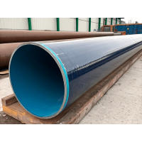 Труба стальная электросварная с внутренним эпоксидным покрытием 920x11 мм Ст3сп ГОСТ 31445-2012