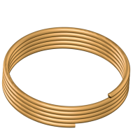 Трубка латунная капиллярная ДКРНМ 2,2x0,6 мм Л70 ГОСТ 2624-2016