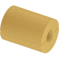 Цилиндр теплоизоляционный минераловатный вырезной без покрытия 1020x50x500 мм Г1 Ц 100 ГОСТ 23208-2022