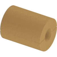 Цилиндр теплоизоляционный базальтовый вырезной без покрытия 720x30x1000 мм Г1 Ц 100 ГОСТ 23208-2022