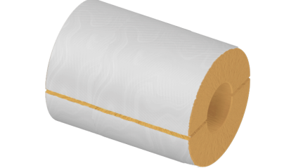 цилиндр теплоизоляционный минераловатный 630x30x500 мм НГ Ц 150 купить в Уфе