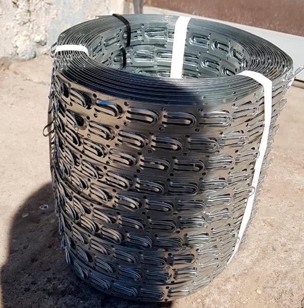 Лента стальная монтажная перфорированная волна LM 12x0,5 мм 08кп ГОСТ 14918-80 фото