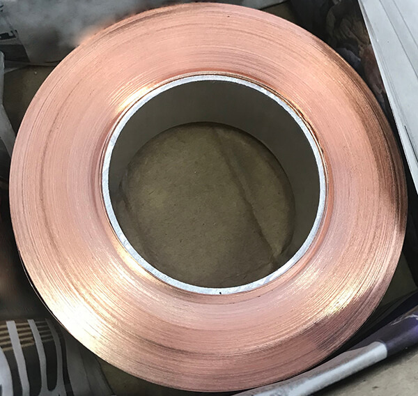 Рулон медный ДПРНМ 1x600 мм М1 ГОСТ 1173-2006 фото